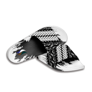 BRZ-Sandal Pria Batik Sandal Viral Sandal Slide Loreng Sandal Selop Dewasa 36-43 Anak 26-35
