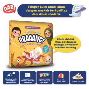 PRAAANG! Berani Berkata Jujur - Boardbook | Buku Cerita Anak dengan Audio 3-6 Tahun