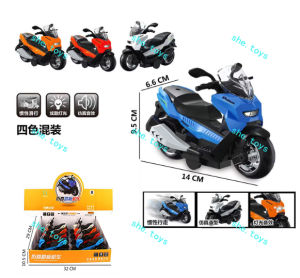 Childrens pedal motorcycle light music inertia sliding simulation motorcycle model toy
