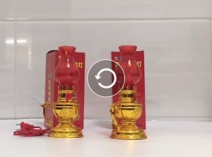Đèn Dầu Phong Thủy Mini Cao Cấp – Ánh Sáng Bình An Phú Quý Trọn Đời
