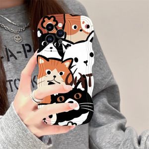 (Lokal Ready) Xinyu Casing hp OPPO Reno 8T 4G Reno 6 5G Reno 5 Reno 5F Reno 4F Rabbit Strawberry Manis Kelinci dan Kucing Pinggir Gelombang TPU Softcase