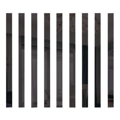 168 Home Decore Striped Design Mirror Stickers Self Adhesive Removable Acrylic Mirror Sheets Wall Decals