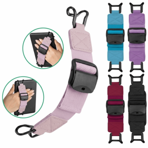 MIRELINA Versatile Secure Hand Strap High Elastic PU Leather Fixed Belt Lightweight Anti-Slip eReader Holder for 6-12" Kindle Tablets Universal