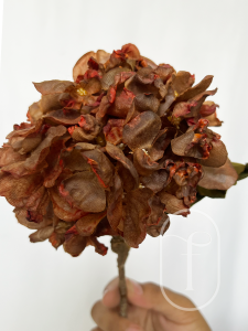 Bunga Valentine / Bunga Palsu / Bunga Biru Navy / Bunga Biru Muda / Bunga Burnt Orange / Bunga Hydrangea / Hortensia