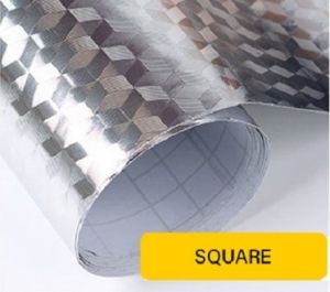 Aluminium Foil Kitchen Wallpaper Anti Oil 40cm x 10m Waterproof Wallpaper Sticker Self adhesive Wallpaper Kertas Dinding Dapur