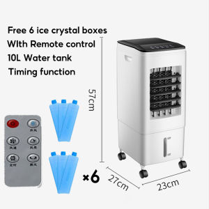 Tixx Air Cooler Home With 10L Water Tank Three-Speed Regulation Air conditioning Fan with wheel