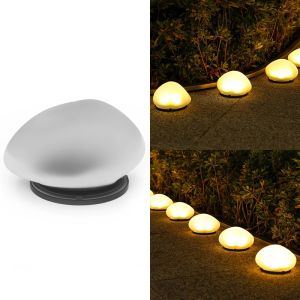 Solar Outdoor Light Waterproof Pebble Decorative Lamp for Garden Courtyards Terraces Villas  Swimming Pools，Hotels cafes