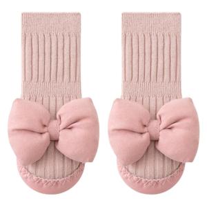 Bowknot Toddler Giày đi bộ với không đế trượt thoải mái giày em bé trẻ sơ sinh trẻ mẫu giáo giày dép cho Trong nhà & trang phục ngoài trời