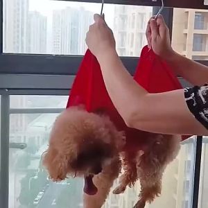 Grooming Hammock Set Cat Restraint Bag Puppy Nail Trimming Helper Dog Hanging Harness Dog Holder Claw Care Tool