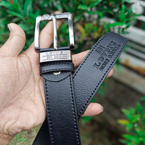 Ikat Pinggang Pria Kulit Pu Premium Kepala Jarum 145cm