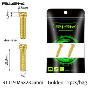 Bicycle Hydraulic Disc Brake Bolt Titanium Alloy Master Cylinder Fixing Screw Hollow Mountain Bike