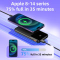 TRANYOO D08 10000mAh slim Power Bank fast charging Original branded powerbank mini pocket power bank Quick charge 2.0 lightweight powerbank portable. 