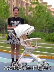 Travel Baby Stroller For Big Kids Baby Stroller Lightweight Folding With Baby Four-Wheel Children Infants Two-Way Reclinable 1-6 Years Old Lightweight Folding Mother baby Baby Trolley Pram For Travel Stroller