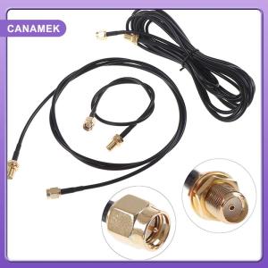 【CANAMEK】 0.3-5m SMA Nam để nữ Cáp RG174 RF nối adapter Antenna Cáp