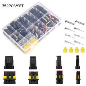 1/2/3/4 Pin Female Male Waterproof Electrical Wire Cable Automotive Connector Car Plug