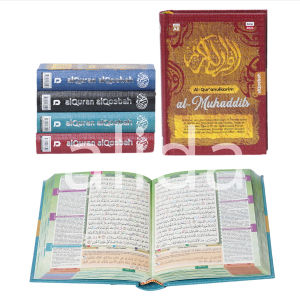 Alquran AL-MUHADDITS A6 Al-Quran Terjemah Tajwid Warna Hadits Almuhaddits Al-Muhadits Alqosbah