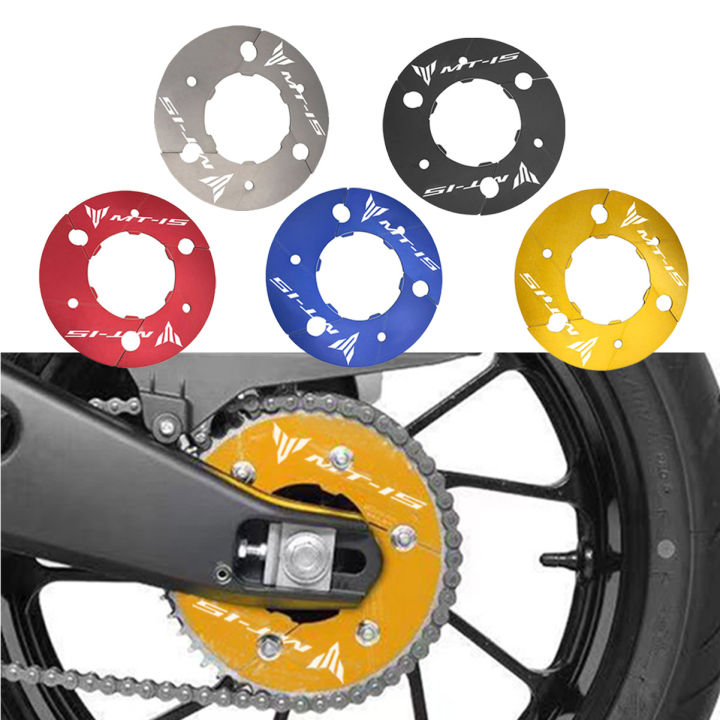 SEMSPEED Motorcycle CNC Gear Transmission Belt Axle Wheel Cover Decor