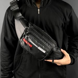 Tas Selempang Pria Waistbag Waterproof Polo Amstar