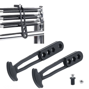 Boarding Rubber Telescoping Ladder Strap Marine Grade Secure Retaining Latches Band with 4 Adjustable Mounting Hole