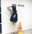beg sekolah Fashion student school style solid color shoulders bag Korean version girl backpack large capacity. 