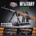 kids toys children birthday gift  Leyi Submachine  M14A1 Sniper  Model Weapon Weapon Series Building Blocks Children Boy Assembling Toys. 