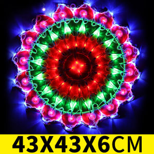 Christmas Decorative Lights LED Large Decorative Lantern 8 Patterns Colorful House Party Decorative Lights