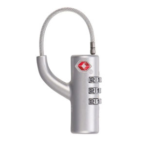 KIPRUN Luggage Lock TSA Approved Combination Lock 3 Digital Password Metal Travel Lock TSA Customs Lock Overseas Customs Clearance Trolley Luggage Suitcase Backpack Password Lock Padlock with Steel Cable