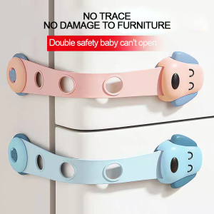 Refrigerator Lock Safety Drawer Lock ABS Material Safety Lock Prevent Children From Injured