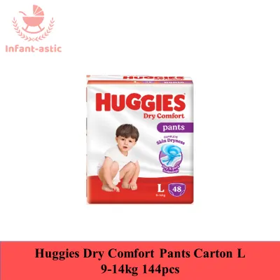 Huggies Dry Comfort Pants M-XXL (Carton Deal)