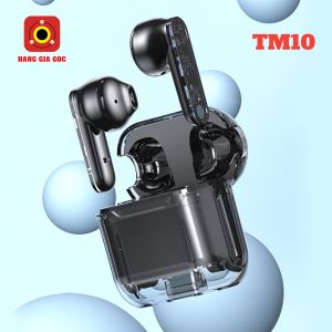 Tai Nghe Bluetooth TM10 - Phiên Bản 5.3 TWS Chất Lượng Âm Thanh Độ Nét Cao Thời Lượng Pin Dài Chống Ồn Chống Nước Cao Cấp