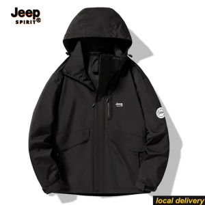 Jeep Spirit Jacket For Jogging Women Waterproof Hiking Windbreaker Sport Yoga Jackets