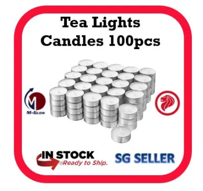 (SG Seller) Tea lights Candle 100pcs