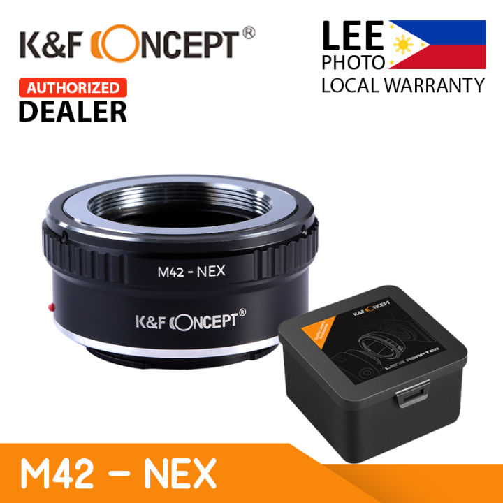 K&F Concept M42-NEX M42 Lenses to Sony NEX E Mount Camera Adapter