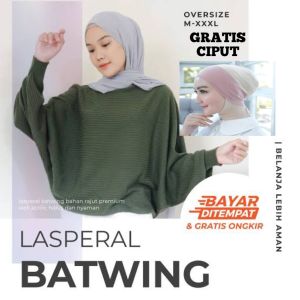 LASPERAL BATWING RAJUT PREMIUM: BAJU RAJUT WANITA KEKINIAN TRENDY TERMURAH
