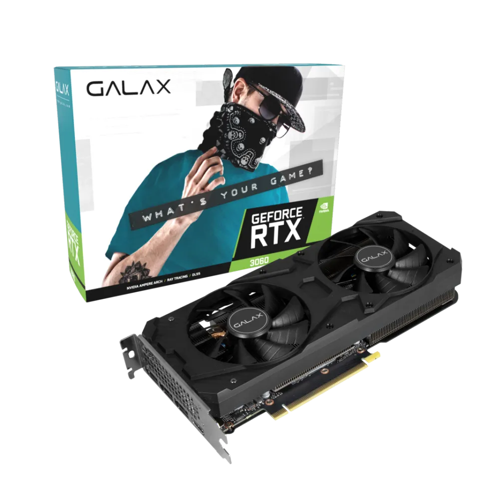 GALAX Geforce RTX 3060 8GB 1-Click OC GDDR6 VGA RTX3060 128-bit