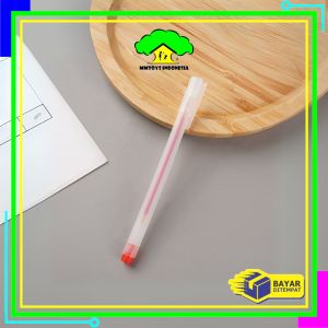 MI-A46 Pena Gel Alat Tulis Pulpen 0.5mm Motif Polos Simple / Pena Perlengkapan Sekolah Ballpoint