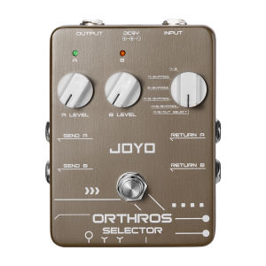 JOYO JF-24 Orthros Selector Guitar Effect Pedal 6 Looping Modes Independent Control Channel Guitar Pedal with A/B 2 Line Loops
