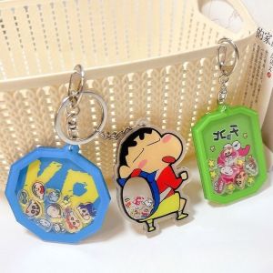 Crayon Shinchan Anime Pendant Keychain Holder: A Stylish Gift for Key Ring Enthusiasts