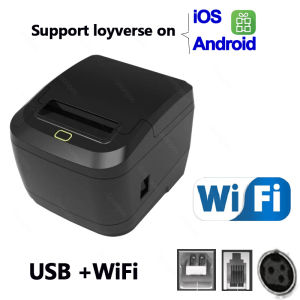 Soonpos  Receipt Label 2-in-1Thermal 80mm POS Label Printer USB Bluetooth WIFI Mobile Phone Sticker Printing Machine 3 Inch POS Sticker Barcode Printer