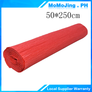 Thickened Color Crepe Paper Pleated Paper Premium Rolls 50*250cm for DIY Decoration