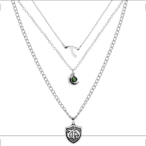 Women Short Necklace 3 Layers Offering Styles and Comfort Alloy Texture Office Necklace Great for Youthful Professional