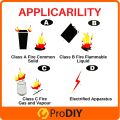 PRODIY Portable Fire Extinguisher 1kg Fire Fighter Alat Pemadam Api Kereta 1kg Mini Fire Extinguisher Car ABC Powder. 