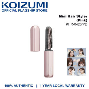 Koizumi Cordless Hair Styler Ultra-Compact Bangs Styler Ceramic Coating 180°C Pink (KHR-6420/PD)