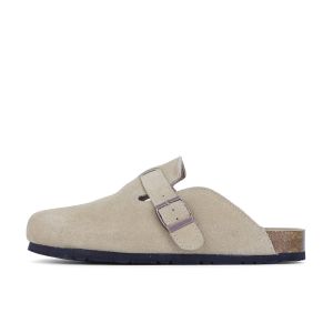 BOKEN Men Baotou Sandals Classic Half Slippers Soft Footbed Clogs Light khaki