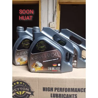 FOC OIL FILTER REYTON 10W40 SEMI SYNTHETIC ENGINE OIL 4LITER SN/CF KRAFTVOLL
