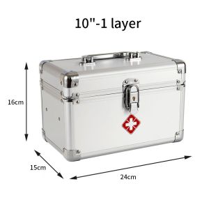 Medicine box Portable Large capacity medicine kit Aid Kit Storage Box Large Capacity Multi-Functional Family Emergency Kit Box First Aid Kit Storage Portable Home Multi-function Medicine Kit