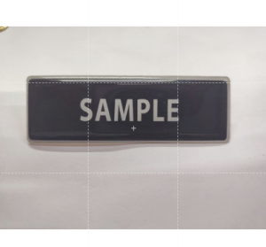 Paku Name Tag with besi gold paku tag nama paku