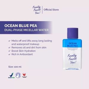 Finally Found You! Ocean Blue Pea Dual-Phase Micellar Water Pembersih Makeup