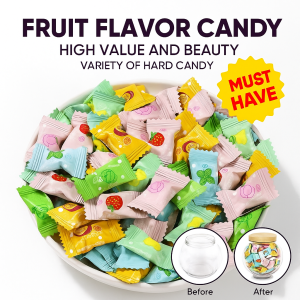 Fruit Flavored Candy With Vitamin C Various Flavors Of Hard Candy High-Value Fruit Candy Catering Fruit Flavored Candy Box