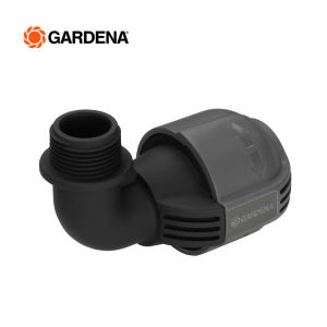 GARDENA  ข้อต่อตัว L เกลียวนอก 3/4" สำหรับ Sprinkler (02781-20)